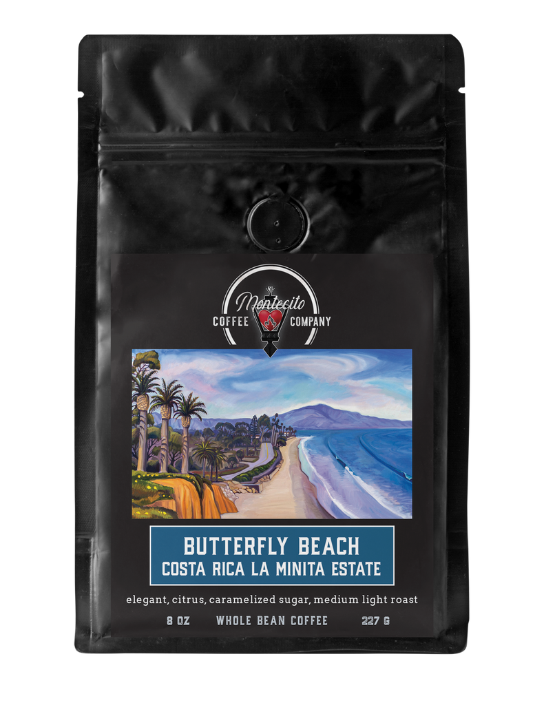 BUTTERFLY BEACH Costa Rica La Minita Estate Coffee